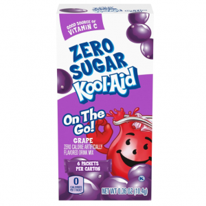 Kool-Aid Sugar-Free Grape On-The-Go Powdered Drink Mix 6 Count (Pack of 1) @ Amazon