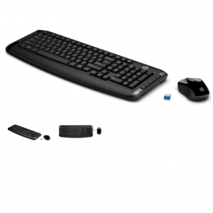 30% off HP Wireless Keyboard and Mouse 300, Black @eBay