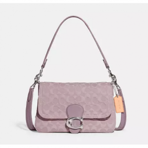 Coach Soft Tabby Shoulder Bag In Signature Denim 单肩包