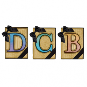 Dylan's Candy Bar 渐变色闪光巧克力字母