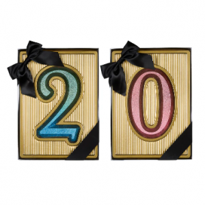 Dylan's Candy Bar 渐变色闪光巧克力数字