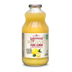 Lakewood Organic Pure Juice Fresh Pressed Lemon -- 32 fl oz