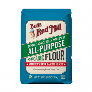 Bob's Red Mill Organic Unbleached White Flour -- 5 lbs