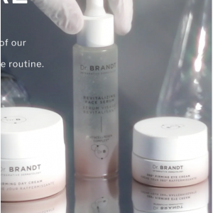 Dr.Brandt Skincare官網勞工節全場護膚熱賣 收妝前乳去角質磨砂膏等