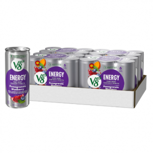 V8 +ENERGY 石榴蓝莓口味能量饮料 8oz 24罐