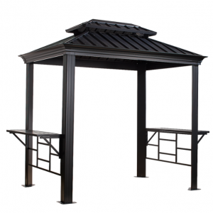 Messina 硬顶烧烤凉亭，6 英尺 x 8 英尺,