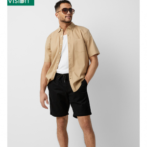 Comfort-waist chino short