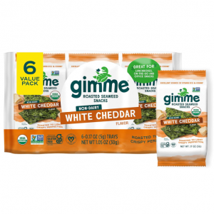 gimMe - White Cheddar - 6 Count @ Amazon