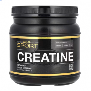 California Gold Nutrition, Sport, Creatine Monohydrate, Unflavored, 1 lb (454 g) @ iHerb
