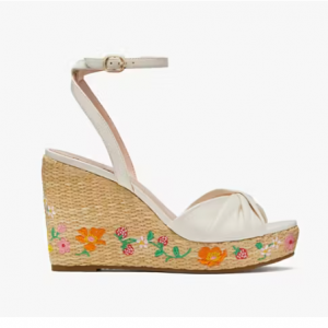 Kate Spade Tallulah Strawberry Garden 坡跟凉鞋