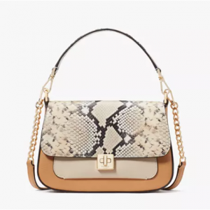 Kate Spade Phoebe Snake Embossed Flap 斜挎包