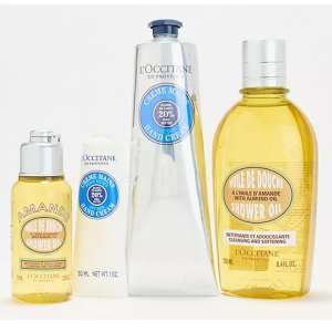 L'Occitane 4 件套精选乳木果和杏仁礼品套装
