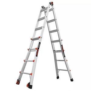 Little Giant 24合1 多功能 17英尺梯子带轮子