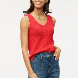 J.Crew V领针织背心