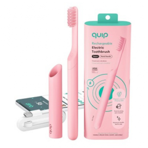 quip Smart Recharge Metal Electric Toothbrush - Pink @ Secondipity