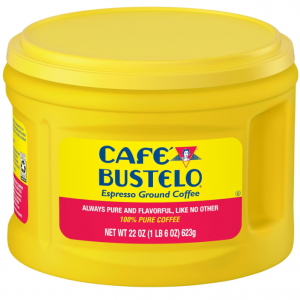 Café Bustelo Espresso Dark Roast Ground Coffee, 22 Ounces (Pack of 6) @ Amazon