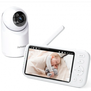 $30 off Jartoo Cry-Sensor 2K Video Baby Monitor with Camera and Audio 5.5" Full HD Screen