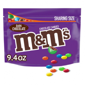 M&M's Chocolate Candies Dark Chocolate 9.4oz @ Walgreens