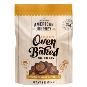 American Journey 花生酱味无谷物烤制松脆饼干狗粮