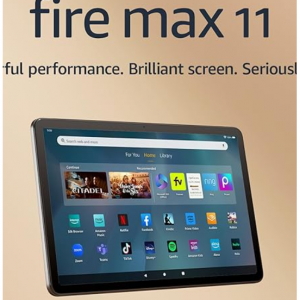 39% off Amazon Fire Max 11 tablet, vivid 11” display @Amazon