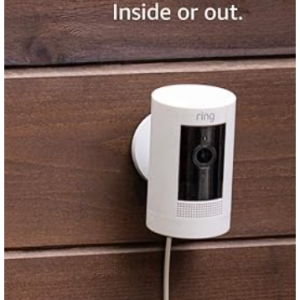 45% off Ring Stick Up Cam Plug-In | Weather-Resistant Outdoor Camera @Amazon