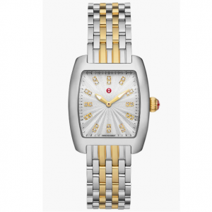 MICHELE Diamond Two Tone Bracelet Watch, 29mm