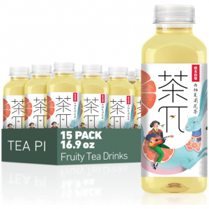 Tea PI Iced Tea – Jasmine Green Tea, 16.9 fl oz, 500mL, 15 Pack @ Amazon