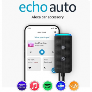 Amazon - Echo Auto 车载语音助手 第2代，4.5折