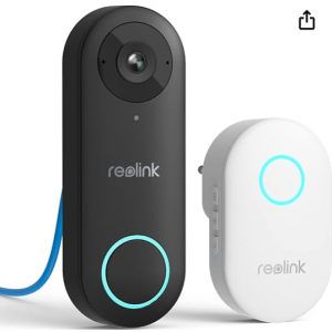 $37 off REOLINK Video Doorbell PoE Camera – 180 Degree Diagonal @Amazon