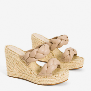 Kenneth Cole Olivia Braided 坡跟凉鞋