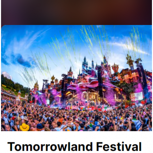 Tomorrowland Festival Tickets from $802 @StubHub