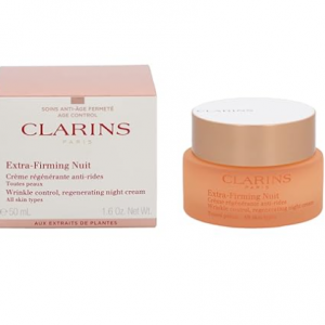 Clarins Extra-firming Wrinkle Control Regenerating Night Cream 1.6 Ounce