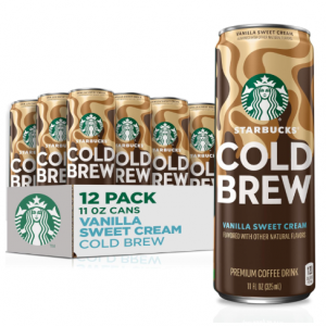 Starbucks 香草甜奶油口味冷萃咖啡 11oz 12罐