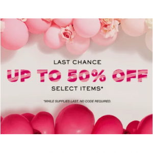 1 Day Only! 50% off Select Items @ Lancome
