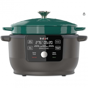 Instant Electric Round Dutch Oven, 6-Quart 1500W 5-in-1 only $73.40 shipped @ Amazon