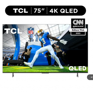 $301 off TCL 65” Class Q Class 4K QLED HDR Smart TV with Google TV, 65Q650G @Walmart