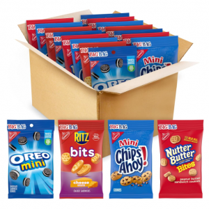 OREO Mini Cookies, CHIPS AHOY! 15 Big Bags (3 oz.), Easter Snacks for Baskets @ Amazon