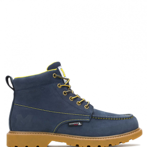 Wolverine Men's Wolverine X Valiant University Of Michigan Floorhand Moc Toe Work Boot 工作靴