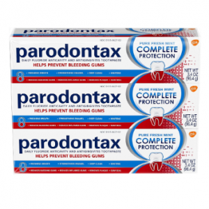 Parodontax 全效保護牙膏 新鮮薄荷香 3.4oz x 3支 @ Amazon