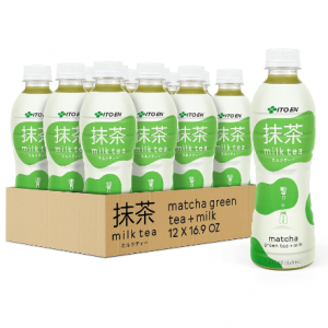 Ito En Matcha Milk Tea, Sweetened, 11.8 Ounce (Pack of 12) @ Amazon