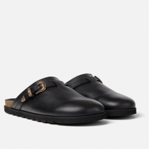 40% Off Winston Black Pebble Mule - Men's @ Duke + Dexter