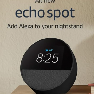 Amazon - 2024年新一代Echo Spot智能闹钟，配有 Alexa 助手，5.6折