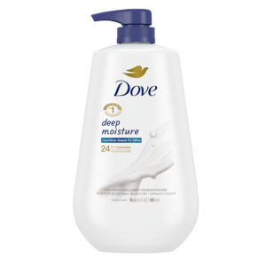 Dove Body Wash with Pump Deep Moisture For Dry Skin Moisturizing Skin Cleanser 30.6 oz @ Amazon