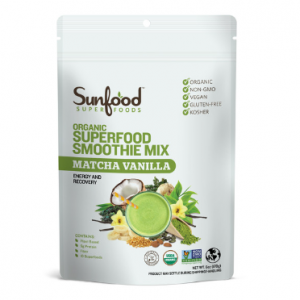 Superfood Smoothie Mix, Matcha Vanilla, 6oz, Organic @ Sunfood