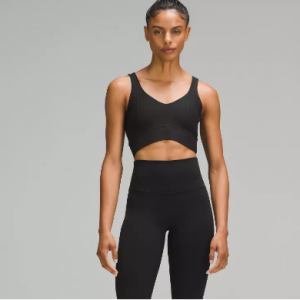 49% Off V-Cut Yoga Tank Top Grid Texture Light Support, A/B Cup @ lululemon NZ