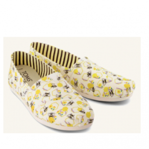 20% Off Alpargata Floral Honeycomb Bees @ TOMS UK