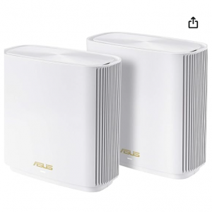 Amazon - ASUS ZenWiFi XT9 AX7800 三频 WiFi6 Mesh WIFI系统，6.4折