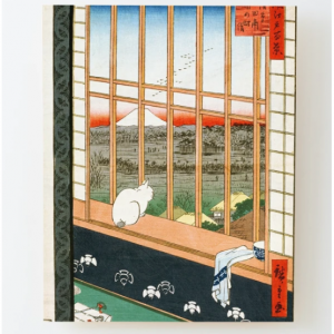 Utagawa Hiroshige - 浅草稻田和鸟之町节 1857 年裱画