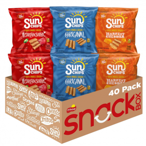 Sunchips Multigrain Chips Variety Pack, 1 OZ (40 Count) @ Amazon