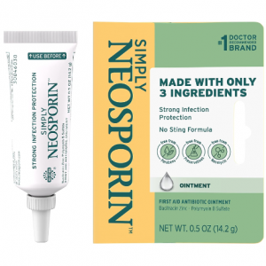 Neosporin Simply Formula 3-Ingredient First Aid Antibiotic Ointment 0.5 oz @ Amazon